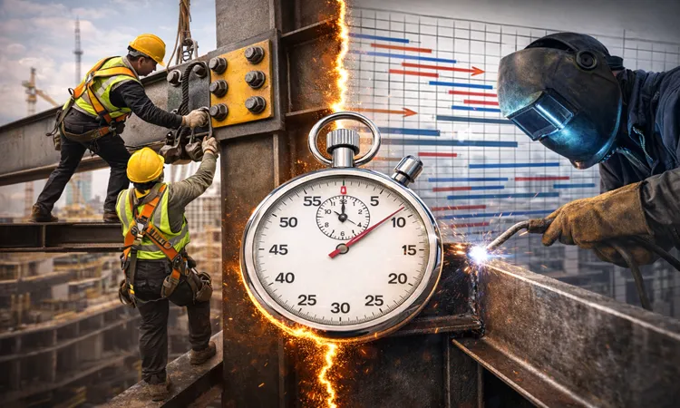 مقایسه عملکرد اجرایی و سرعت پیشرفت پروژه | پرگاس فلز