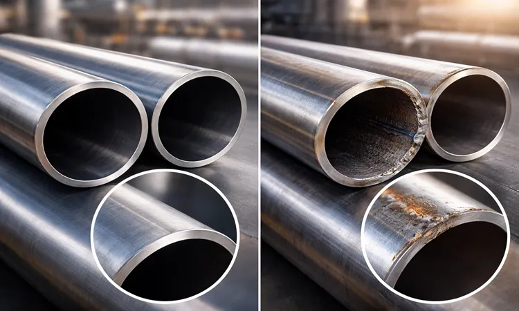 تفاوت ساختاری لوله مانیسمان با لوله های درزدار | پرگاس فلز