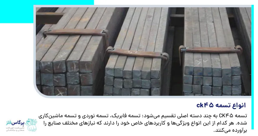 انواع تسمه ck45