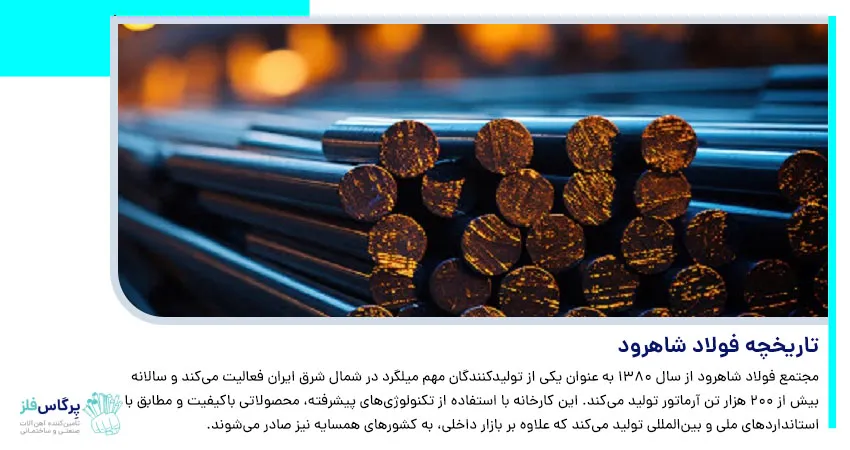 تاریخچه فولاد شاهرود