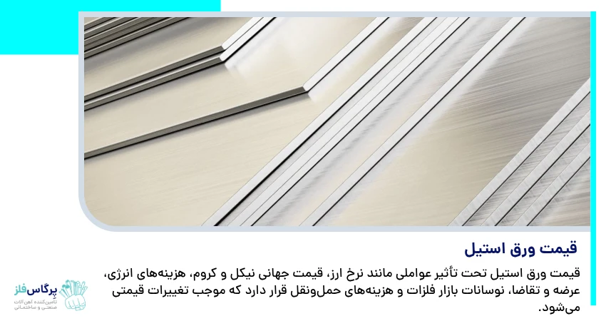 قیمت ورق استیل