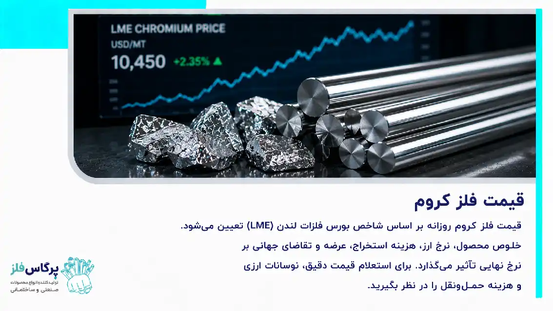 قیمت فلز کروم قیمت فلز کروم