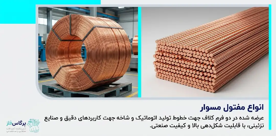 انواع مفتول مسوار